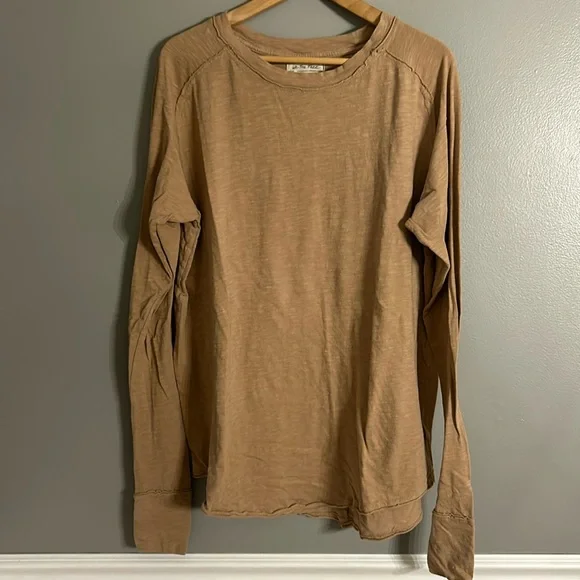 We The Free Tan Long Sleeve Tee - Picture 4 of 12